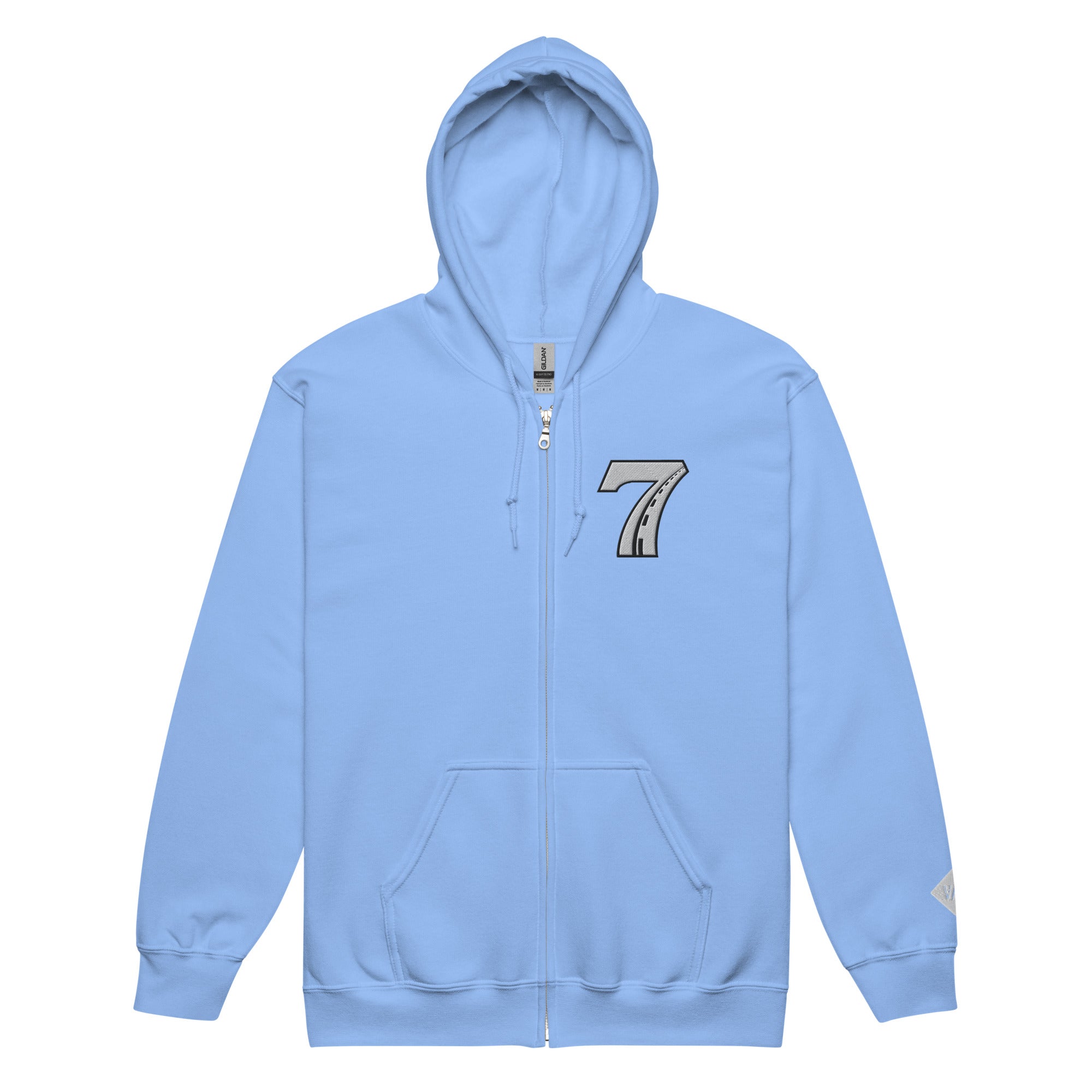 Carolina blue discount zip up hoodie